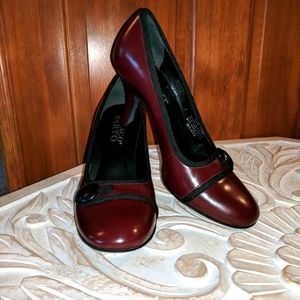 Franco Sarto Vintage Style Heeled Mary Jane's